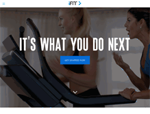 Tablet Screenshot of ifit-test.com